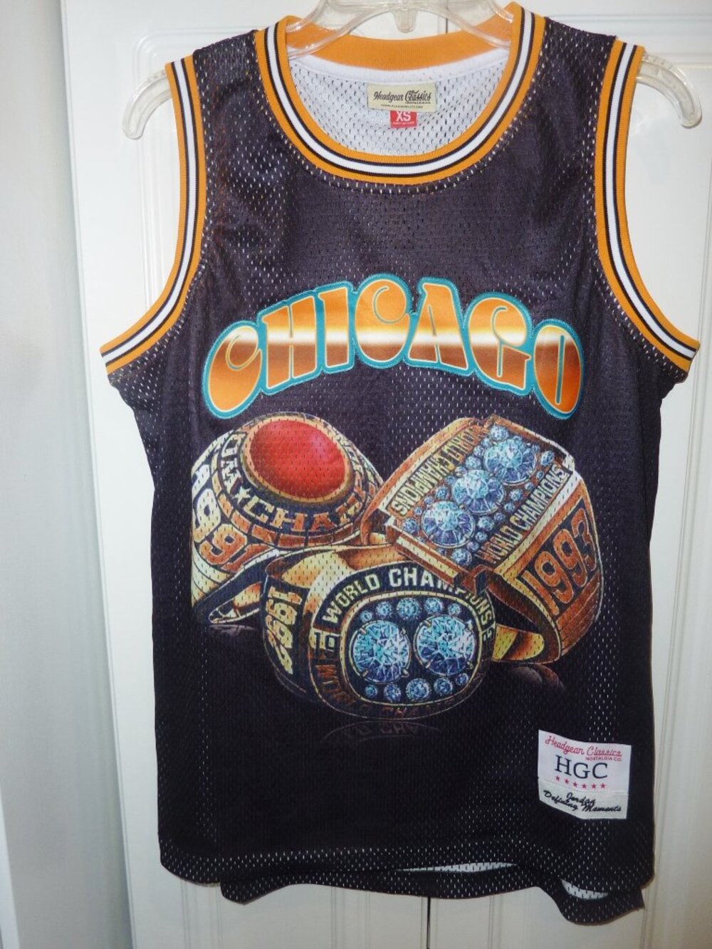Brand New Michael Jordan Headgear Classics Defining Moments Basketball Jersey XS